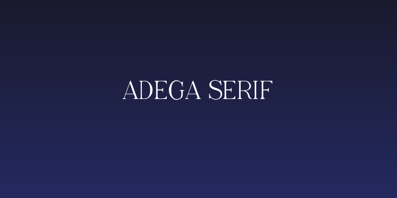 Adega Serif Social Header