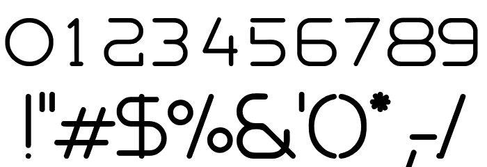 AdegaAltered Font OTHER CHARS
