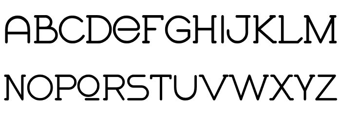 AdegaAltered Font LOWERCASE