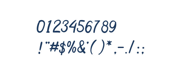 Adeghio Dafont Regular Other Characters