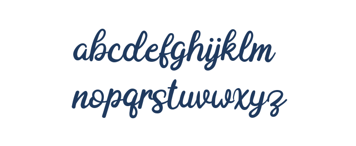 Adeghio Dafont Regular Lowercase