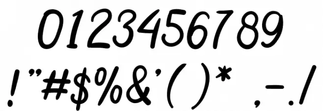 AdeghioDafont-Regular Font OTHER CHARS