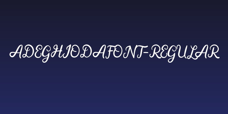 AdeghioDafont-Regular Social Header