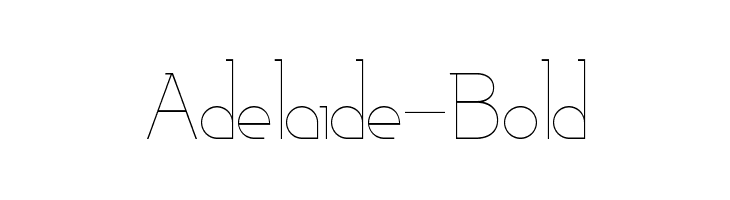 Adelaide-Bold Шрифта