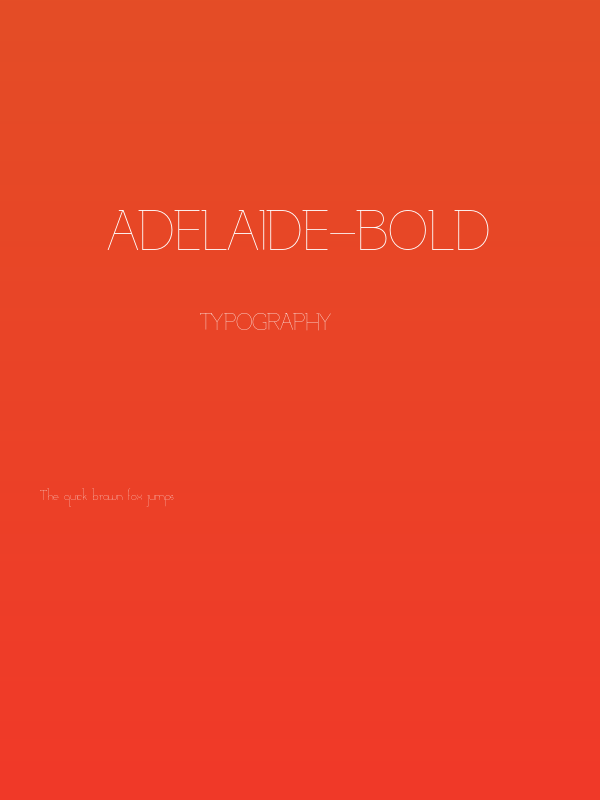 Adelaide-Bold Poster