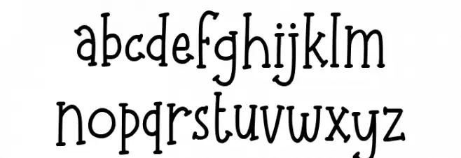 Adelaide & Georgie Demo Version 字体 小写