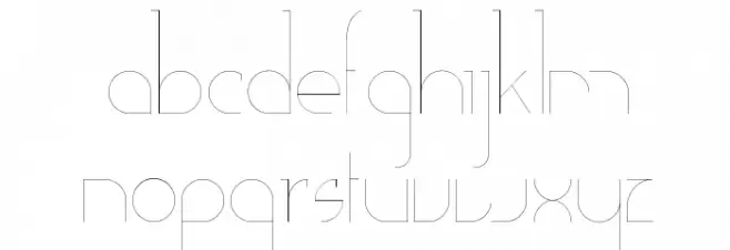 Adelaide-Hairline Caratteri MINUSCOLO