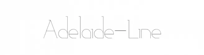 Adelaide-Line  नि: शुल्क फ़ॉन्ट्स डाउनलोड