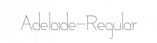 Adelaide-Regular  नि: शुल्क फ़ॉन्ट्स डाउनलोड