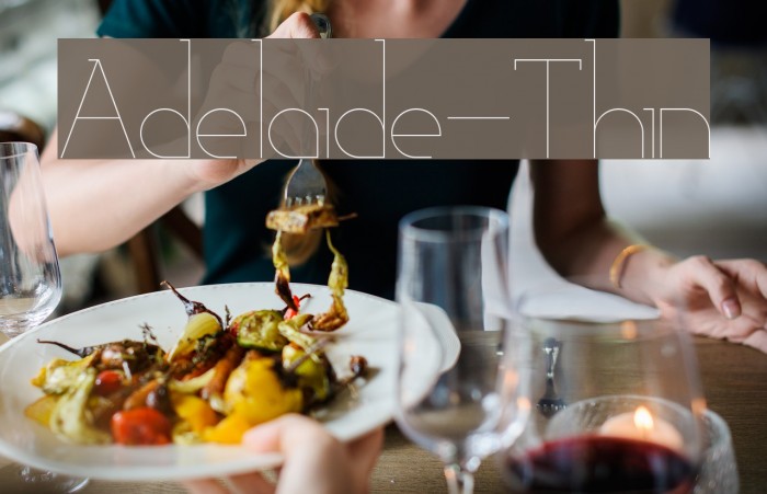 Adelaide-Thin Polices examples