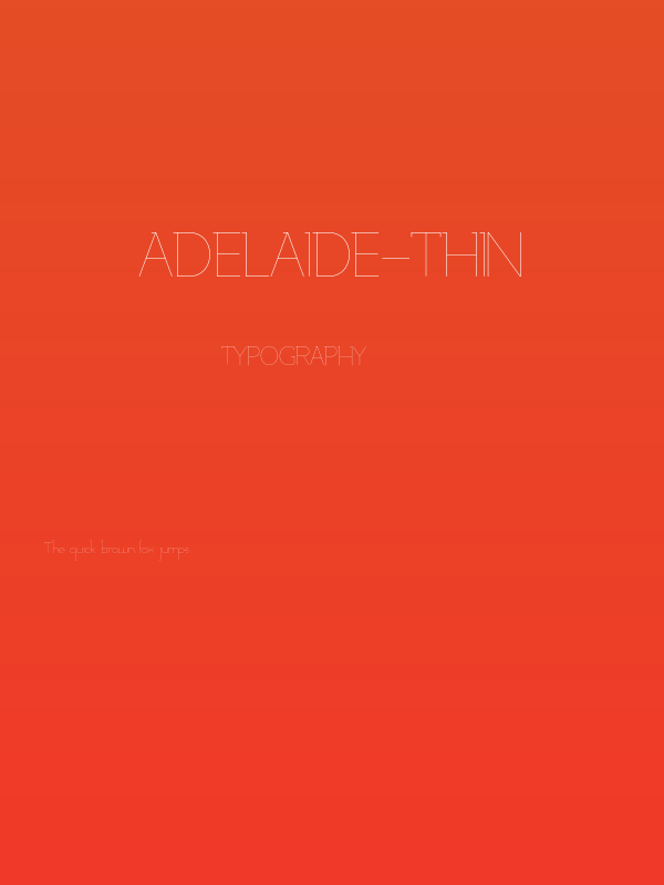Adelaide-Thin Poster