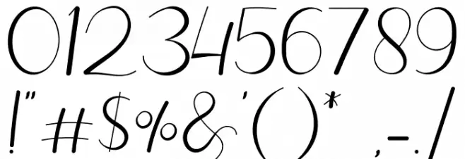 Adelaide Font OTHER CHARS