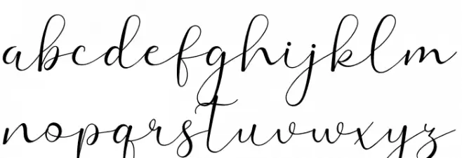 Adelaide Font LOWERCASE