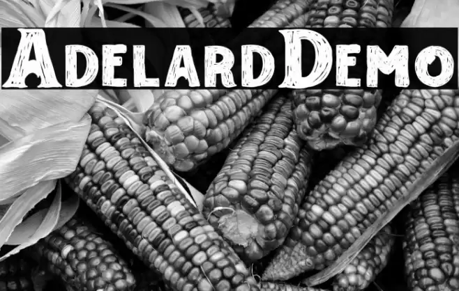 AdelardDemo Font examples