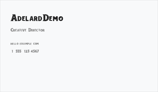 AdelardDemo Business Card