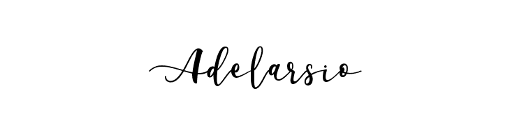 Adelarsio  Free Fonts Download