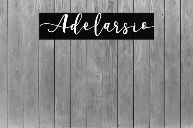 Adelarsio Font examples