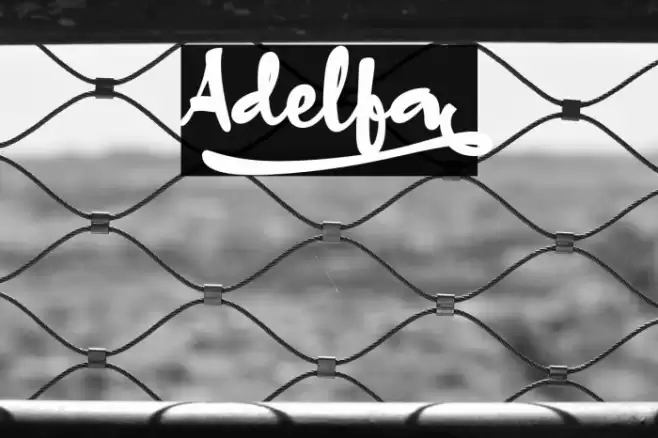 Adelfa_ Font examples