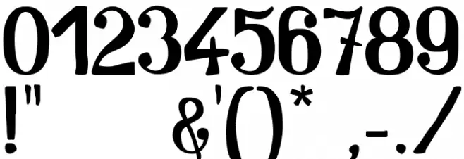 Adelfy_free-version Font OTHER CHARS