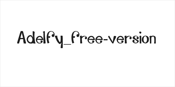 Adelfy_free-version Logo