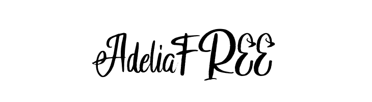 AdeliaFREE  Free Fonts Download