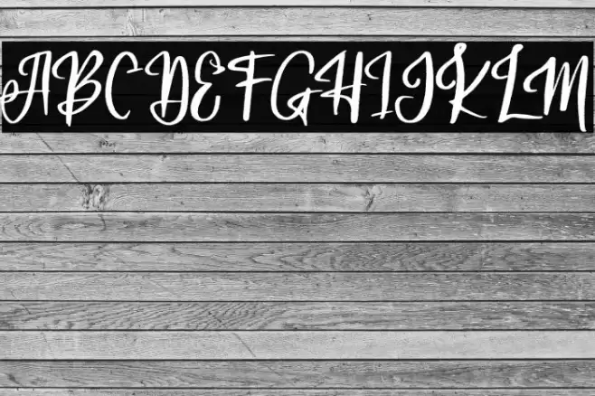 AdeliaFREE Font examples