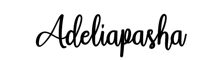 Adeliapasha  Free Fonts Download