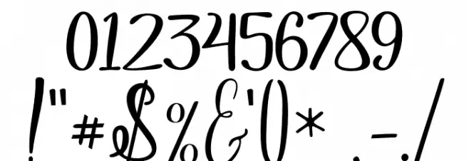 Adeliapasha Font OTHER CHARS