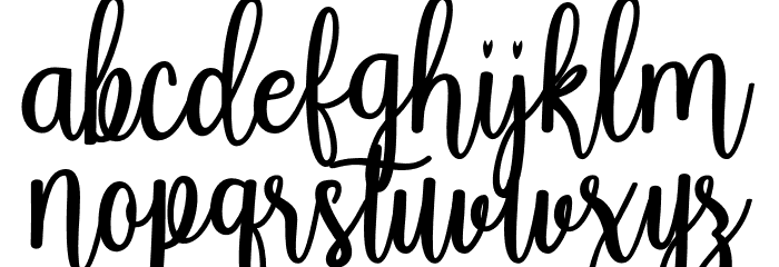 Adeliapasha Font LOWERCASE