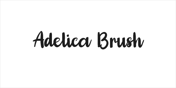 Adelica Brush Logo