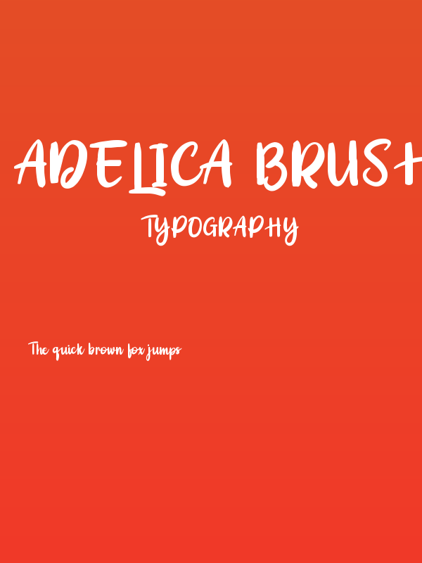 Adelica Brush Poster
