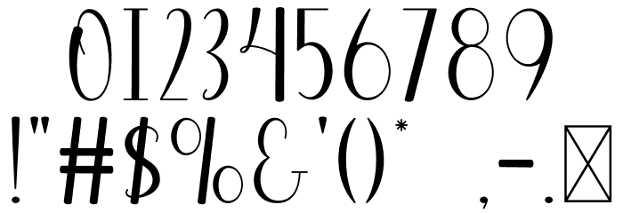 Adelicia Font OTHER CHARS