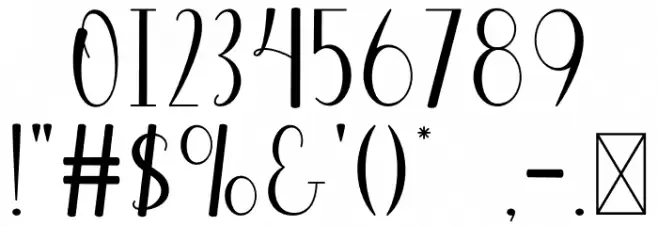 Adelicia Font OTHER CHARS