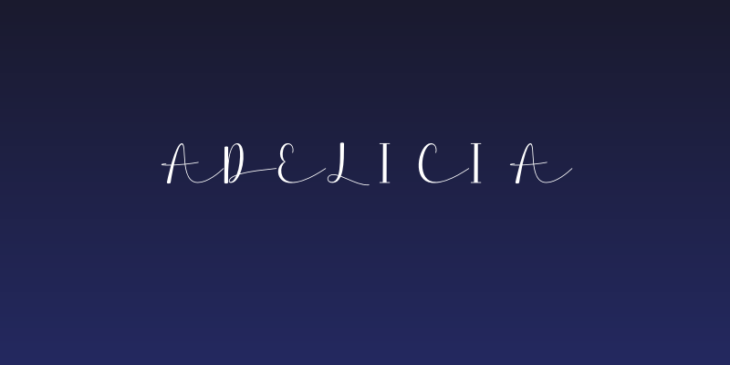 Adelicia Social Header