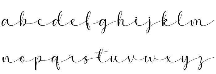 Adelicia Font LOWERCASE