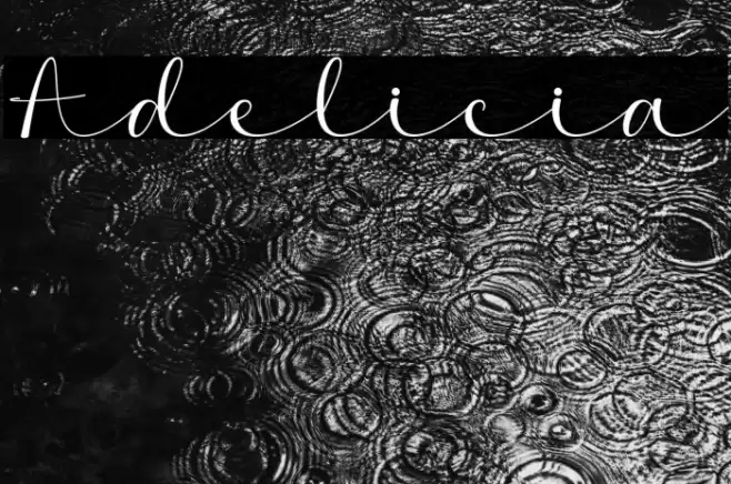 Adelicia Font examples