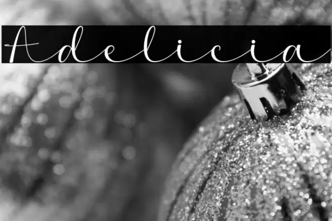 Adelicia Font examples