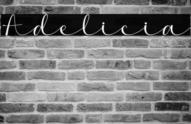 Adelicia Font examples