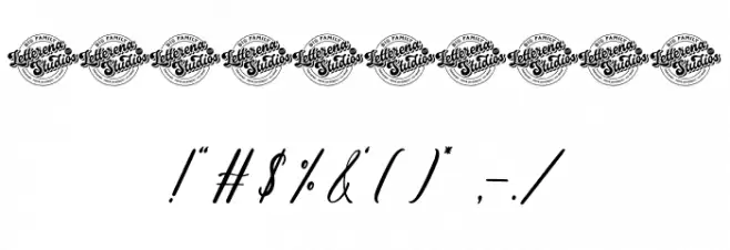 Adelifany Belindara DEMO VERSIO フォント その他の文字