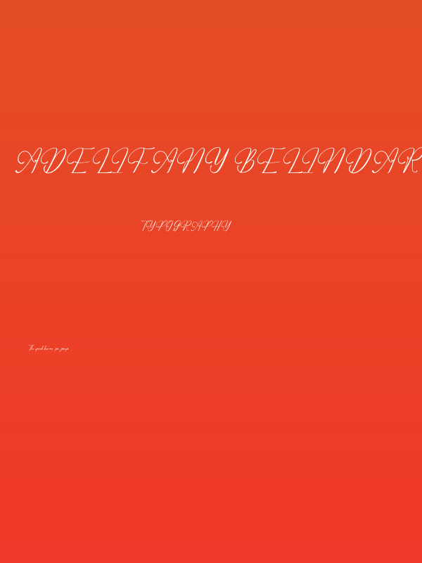 Adelifany Belindara DEMO VERSIO Poster