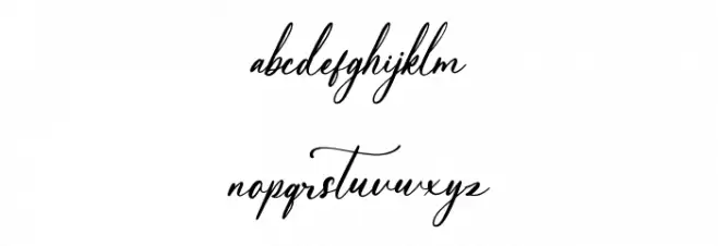 Adelifany Belindara DEMO VERSIO フォント 小文字