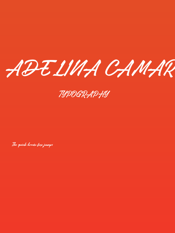 Adelina Camarie Poster