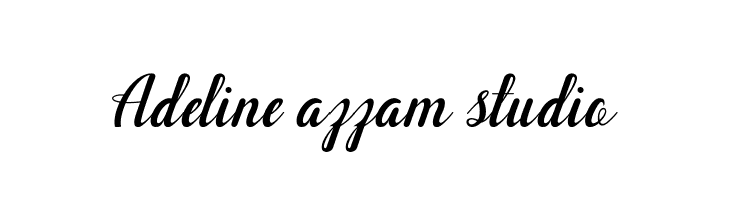Adeline azzam studio  免费字体下载