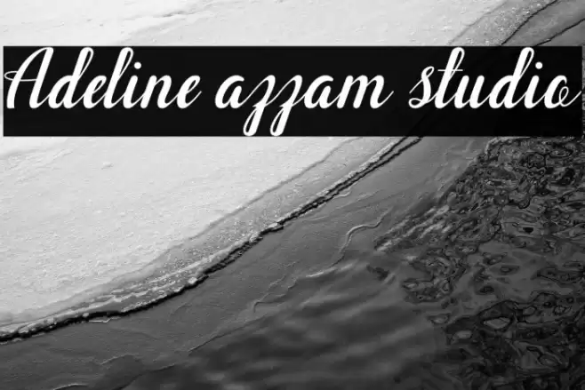 Adeline azzam studio Fonte examples