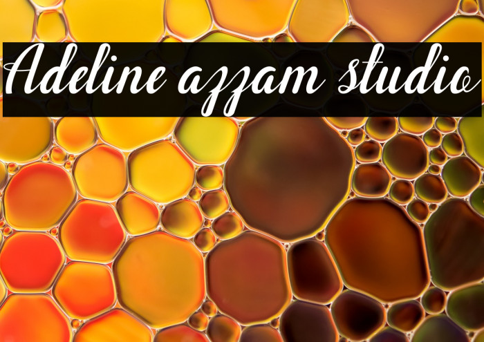 Adeline azzam studio Example 3