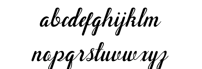 Adeline azzam studio Font LOWERCASE