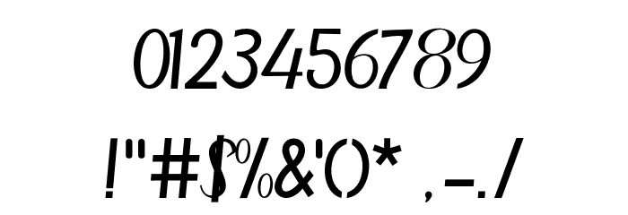 Adeline-azzamstudio Font OTHER CHARS