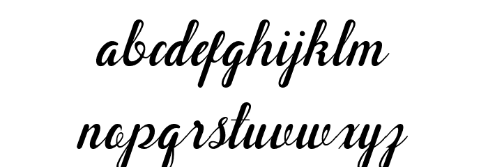 Adeline-azzamstudio Font LOWERCASE