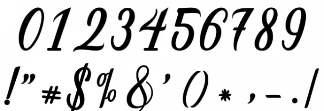 Adeline Font OTHER CHARS