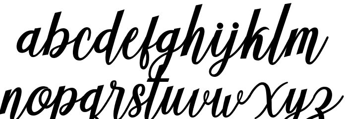 Adeline Font LOWERCASE